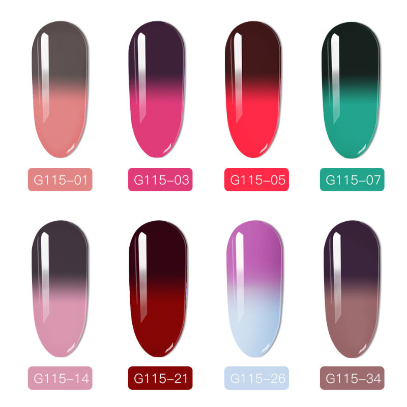 Yinikiz® Temperaturverändernder Nagellack-Gelstift – Drehen zum Freigeben des Klebers