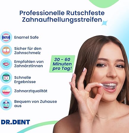 👨‍⚕️Recommended by the IBD✅Professional Teeth Whitening Strips 21 Applications - Enamel Safe - No Sensitivity - Professional Teeth Whitening Strips - 42 Strips + Mouth Opener Included