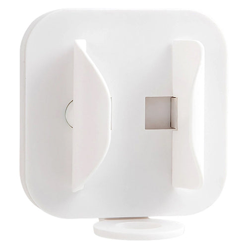 Wall-mounted gravity-sensor electric toothbrush holder, no drilling required, multi-functional toothpaste and comb holder for bathroom use.