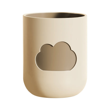 Cloud-shaped mouthwash cup, two-tone cloud-shaped wash cup, household toothbrush cup, cute wash cup for dormitories and students.