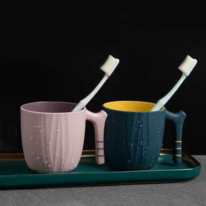 Mouthwash cup, simple household toothbrush cup, couple toothbrush cup set, creative portable tooth mug/tooth holder