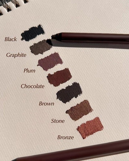 🌟Schnäppchen 🌟Wasserfester 24-Stunden-Eyeliner-Duo, anspitzbarer Kajalstift